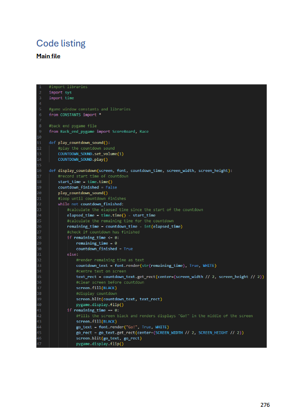 A level Computer Science: 65/70 NEA
