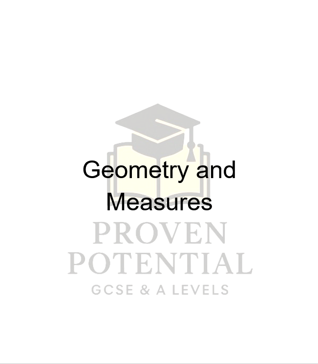 GCSE Maths Geometry and Measures