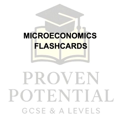 A Level Microeconomics: Anki Flashcards + Bonus